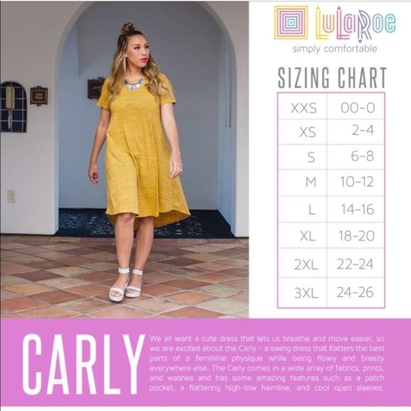 LuLaRoe Striped Teal Carly Dress Size XL - Picture 2 of 7